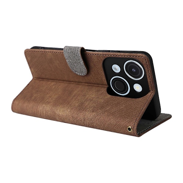 Pung etui til itel A50C A669L RFID-blokering PU læder cover stativ visning Multicolor Style B