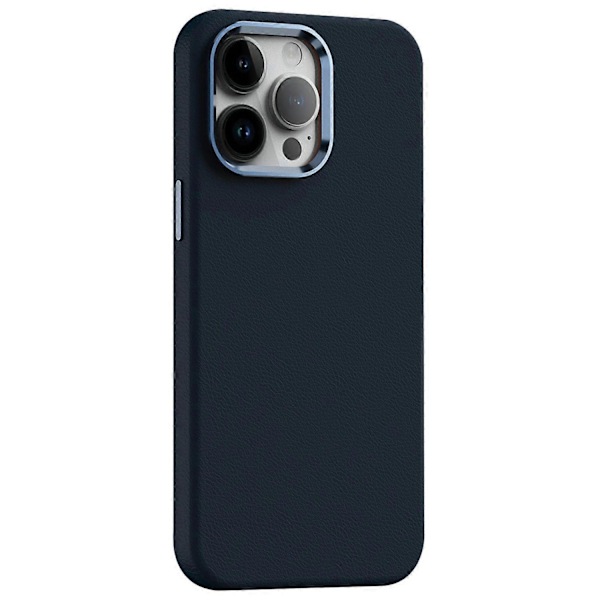 För iPhone 14 Pro Max Anti-Drop Mobilskal PC+PU Läder Magnetiskt Mobiltelefonskydd Multicolor Style C