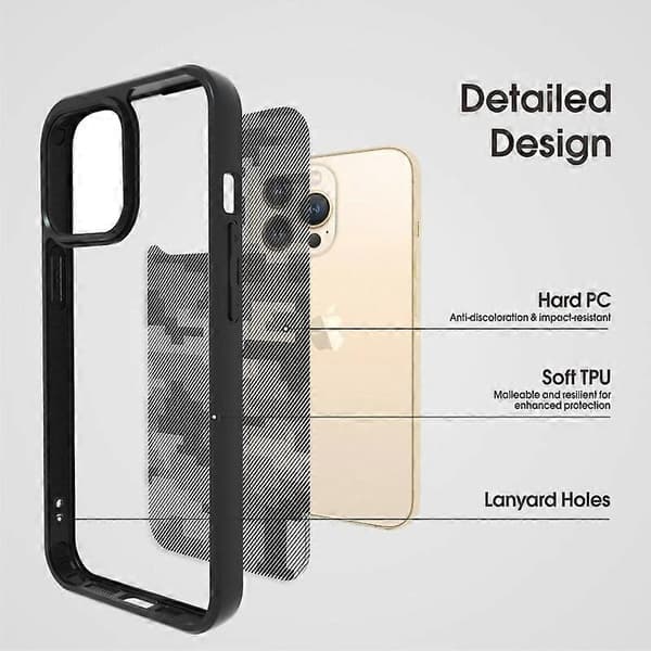 IBMRS Deksel til iPhone 15 Pro TPU+PC Sklisikkert Støtsikkert Bakdeksel Multicolor Camouflage