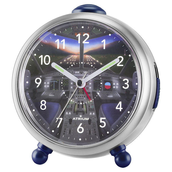 ATRIUM Børnevækkeur Analog Quartz Cockpit Drenge A932-19 Grey