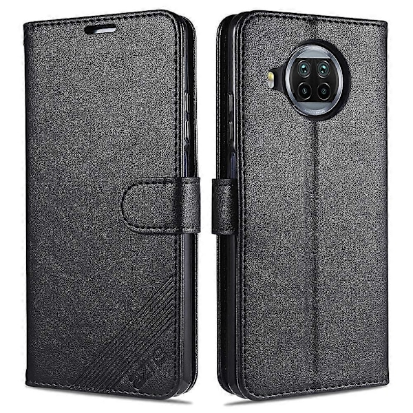 AZNS Lompakkokotelo Jalustalla Xiaomi Redmi Note 9 Pro 5G/10T Lite 5G -puhelimelle