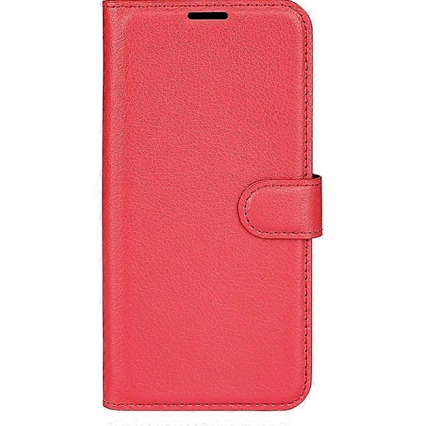 För iPhone 16 Fodral Plånbok Läder Telefonskal Litchi Textur Multicolor Style C