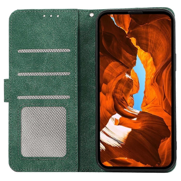 Fodral för Xiaomi 14T Pro Färgskarvning Läder Flip Telefonfodral RFID-blockering Multicolor Style E
