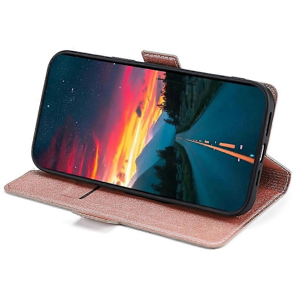 OnePlus Nord 3 5G/Ace 2V 5G Korttipaikalla varustettu nahkainen puhelinkotelo, taitettava jalusta Multicolor Style D