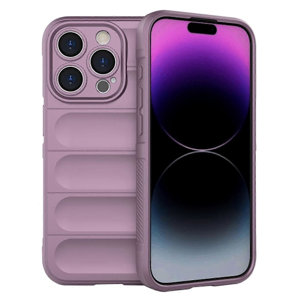 For iPhone 15 Pro Max Anti-Scratch TPU Mobiltelefondeksel Anti-fall Robust Telefon Bakdeksel Multicolor Style F