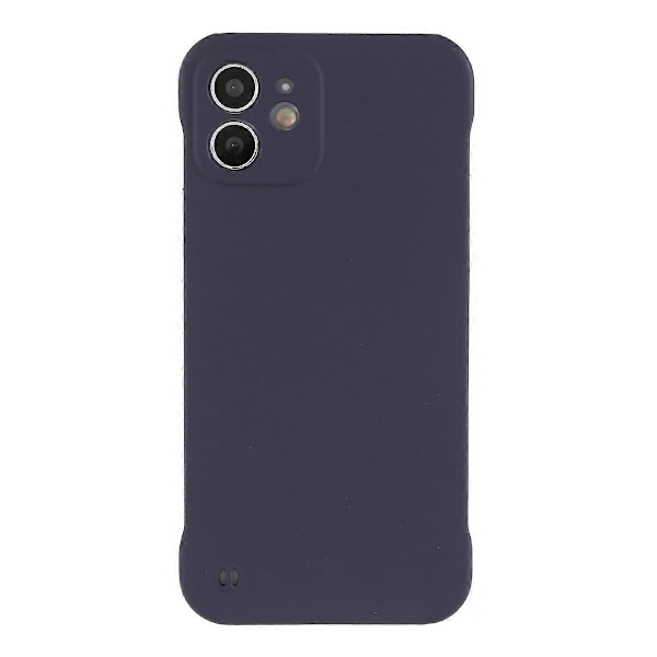 iPhone 12 mini 5,4 tuuman kehyksetön puolipeittävä suojakuori, ihoa myötäilevä kova PC-puhelinkotelo Multicolor Style H