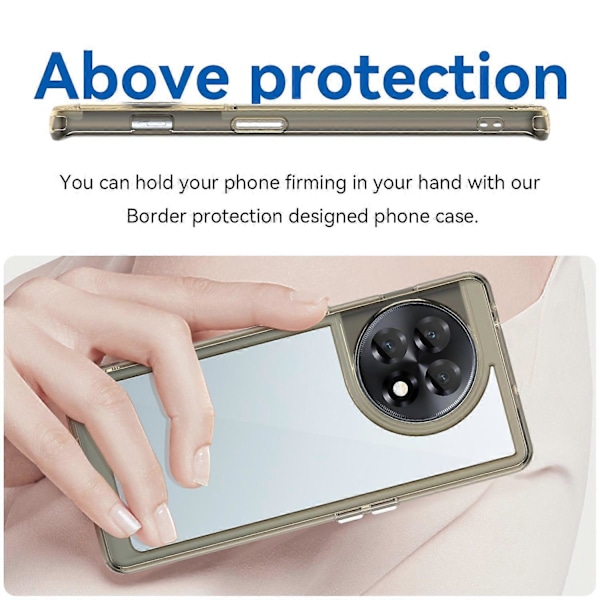 Transparent Skal för OnePlus Ace 2 5G/11R 5G TPU+Akryl Mobilskal Skyddande Fodral Multicolor Style D