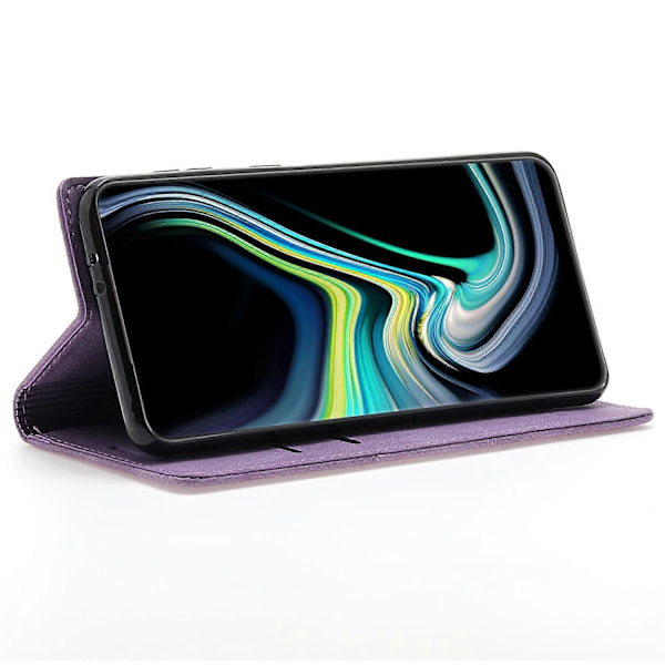Itsestään imeytyvä magneettinen PU-nahkakotelo lompakkotelineellä Samsung Galaxy A53 5G:lle Multicolor Style B