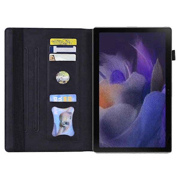Samsung Galaxy Tab A9 -tabletin lompakkokotelo PU-nahkaa, pudotussuoja, jalustallinen tablettisuojus Multicolor Style E