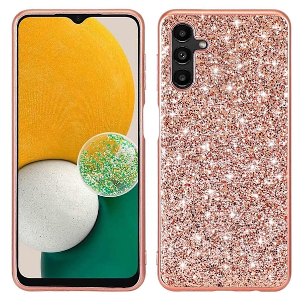 Glitter Skal för Samsung Galaxy A34 5G TPU Ram Hård PC Baksida Elektropläterad Mobilskal Multicolor Style A