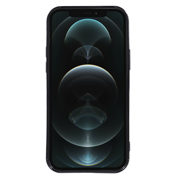 För Iphone 12 Pro Max Tpu phone case 3d randigt mönster Anti-Scratch cover Black