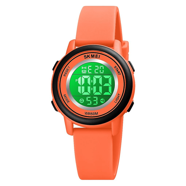 Skmei 1721 Digital Display Luminous Electronic Watch Orange