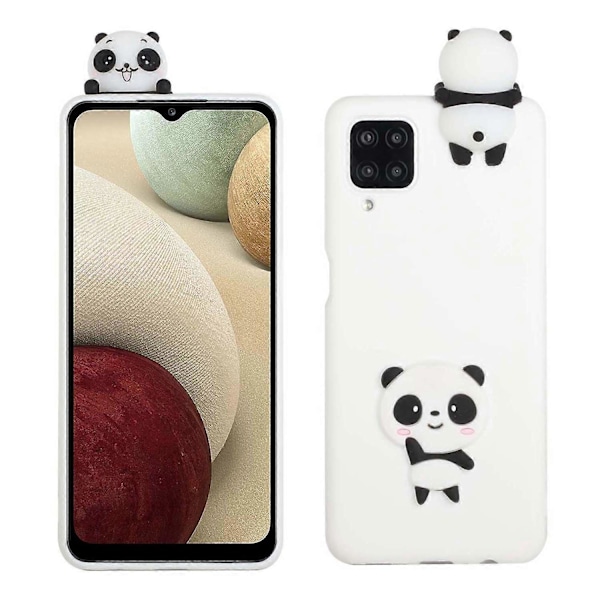 3D Mønster TPU Bakside Deksel til Samsung Galaxy A12 Multicolor Style H