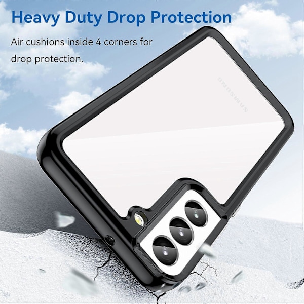Til Samsung Galaxy S23+ TPU Bumper Akryl Bagside Cover Mobiltelefon Beskyttelsesetui Multicolor Style A