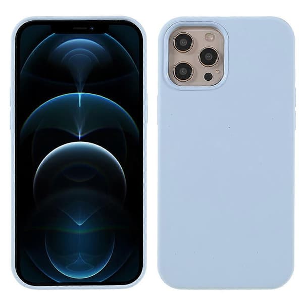 Blød Solid Silikone Beskyttelsescover til Hele Telefonen til iPhone 12 Pro Max 6.7 tommer Multicolor Style L