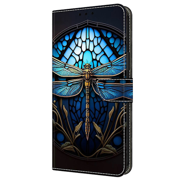 Fodral för Samsung Galaxy A14 4G/5G Mönstertryckt Skyddande Fodral TPU+PU Läder Flip Telefonfodral Multicolor Style H