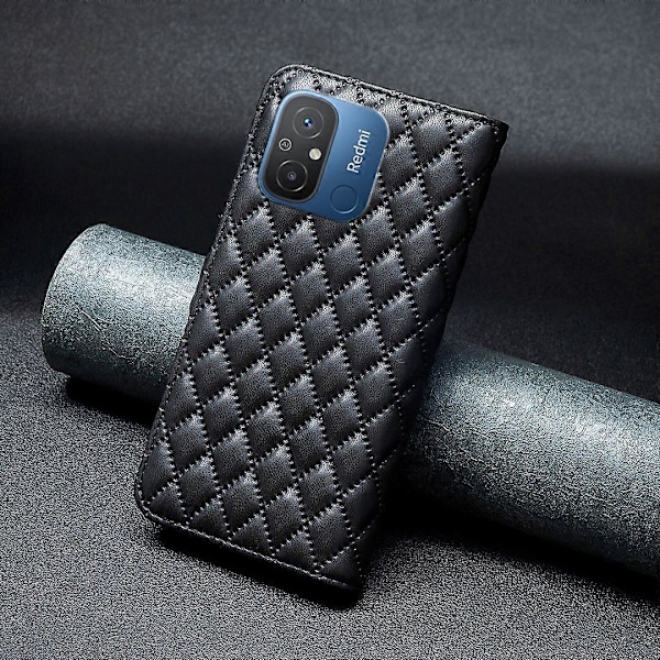 til Xiaomi Redmi 12C 4G Præget PU Læder Telefon Wallet Etui Stand Beskyttelsescover Multicolor Style F