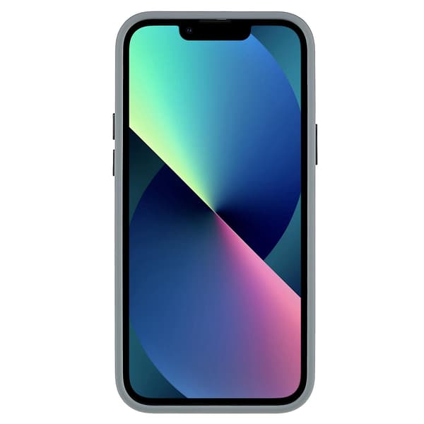 För Iphone 15 Plus Drop Resistant Tpu+acrylic Phone Case Skin-touch Back Cover Grey