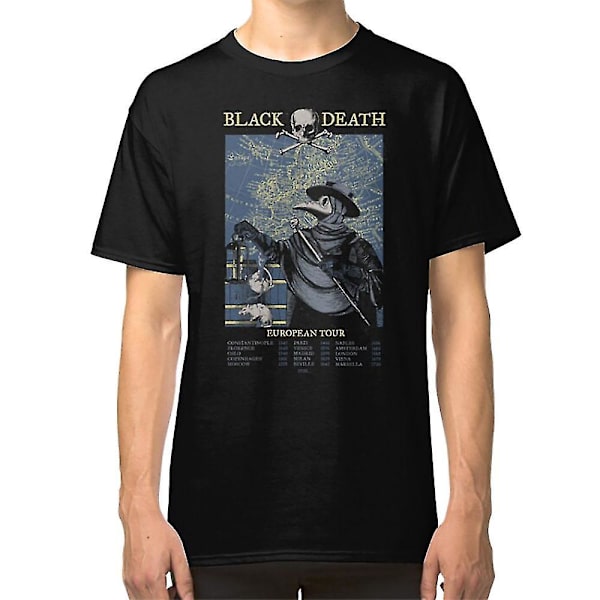 Black Death European Tour T-shirt XL