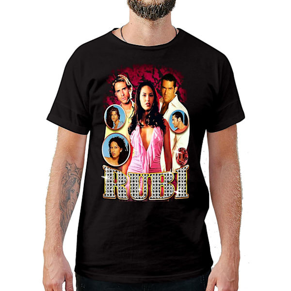 Latin Novelas Vintage -tyyliset Rubi T-paidat XXL