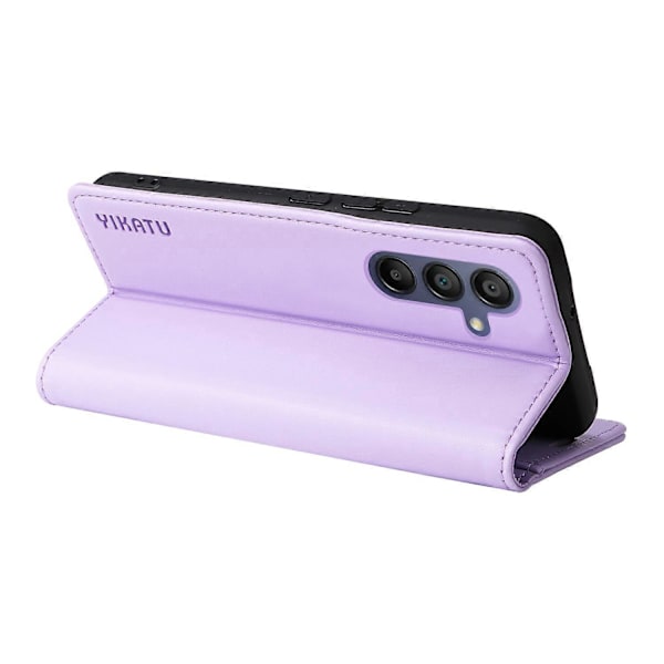 YIKATU YK-001 Fodral för Samsung Galaxy A26 5G/A16 4G Ställ Läder Telefonskal Stark Stängning Multicolor Light Purple