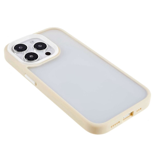 FULEXIN Skal för iPhone 15 Pro, hudvänlig yta, färgglad TPU-ram + PC Stöttåligt Skydd Multicolor Style F