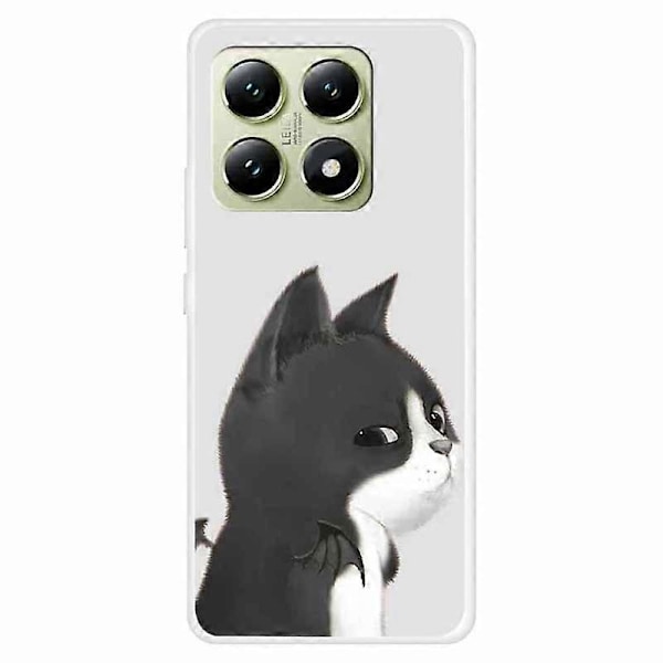 Til Xiaomi 14T TPU Cover Mønsterprint Anti-Drop Telefon Bagcover Multicolor Cat