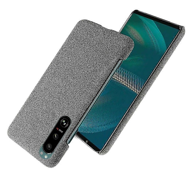 KSQ Stofbelagt Plastik Velbeskyttet Bagside Cover til Sony Xperia 5 III 5G Multicolor Style C