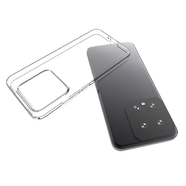 10 st/förpackning Xiaomi 14 Mobilskal Vattenmärkesfri TPU Transparent Baksida