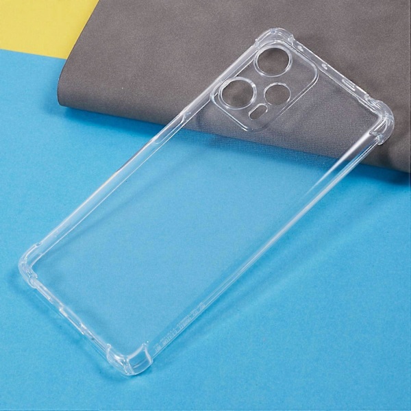 Blødt TPU-cover med forstærkede hjørner til Xiaomi Redmi Note 12 Turbo/Poco F5 5G