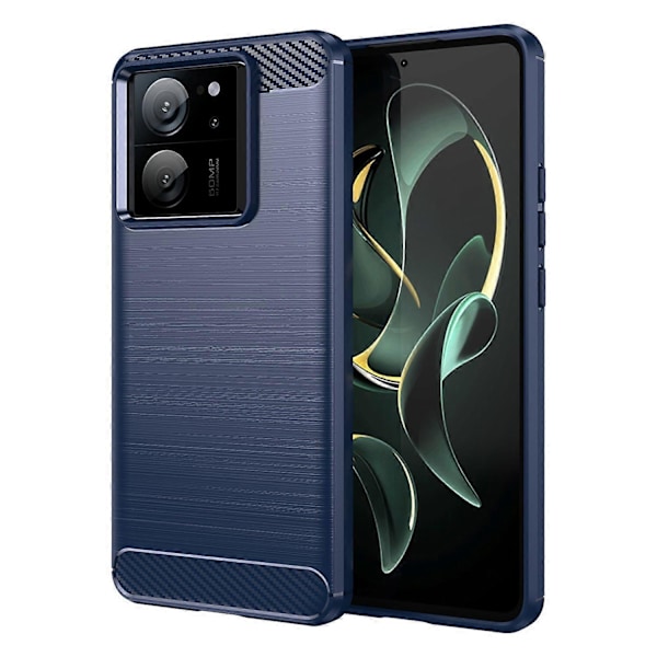 Xiaomi Redmi K60 Ultra/13T/13T Pro hiilikuitukuvioitu harjattu TPU-puhelinkotelo Multicolor Style C