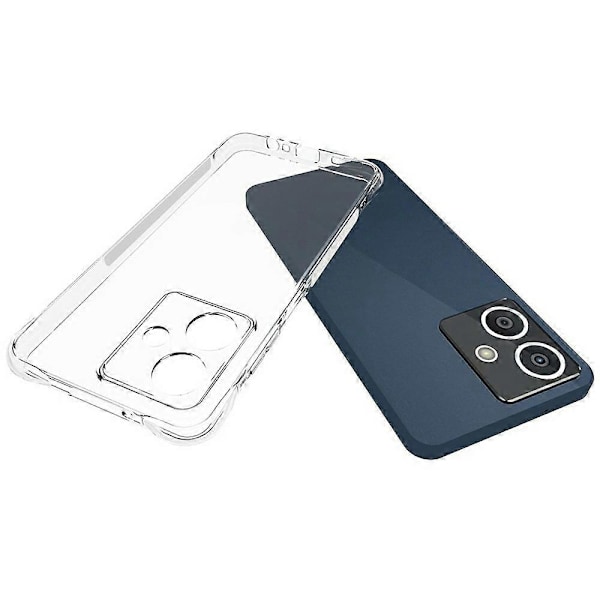 För HMD Crest 5G TPU Telefonfodral Halkfritt Transparent Mobilskal