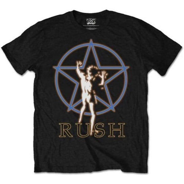 Rush Herr Starman Glow kortärmad T-shirt Black XL