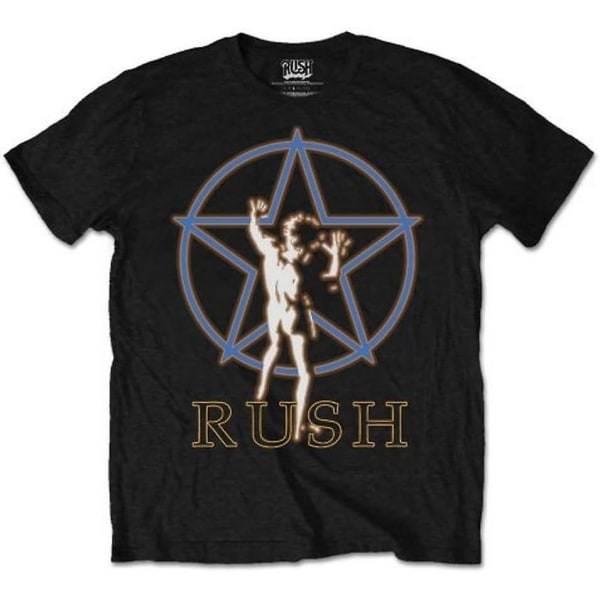 Rush Herr Starman Glow kortärmad T-shirt Black XXL