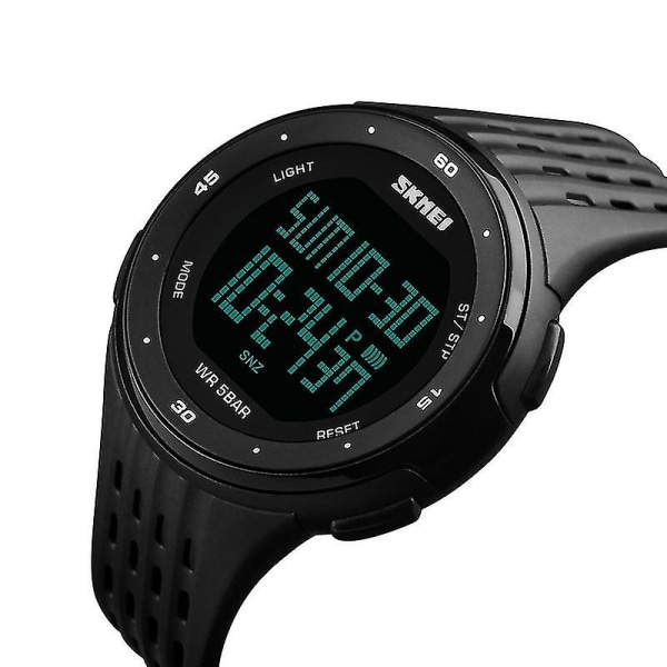 Skmei 1219 elektronisk watch med flera funktioner för män - Snygg blå Skmei 1219 elektronisk watch med flera funktioner för män Black