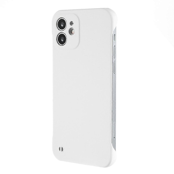 Til iPhone 12 mini 5,4 tommer Ramløs Halv Cover Beskyttende Hud-berørings Hard PC Mobiltelefon Cover Multicolor Style C