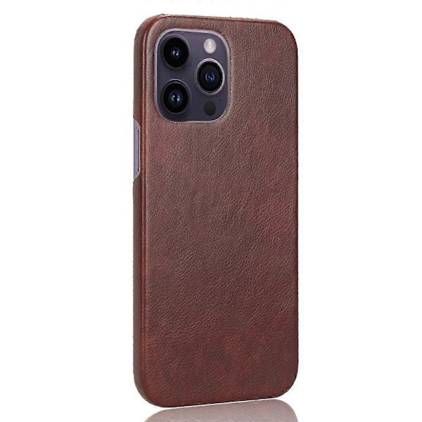 iPhone 15 Pro puhelinkotelo PU-nahkapäällysteinen TPU Litsi-kuvioitu suojus Multicolor Style D