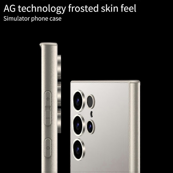 GKK Skal för Samsung Galaxy S24 Ultra Skin-Touch AG Frostat Hårt PC Telefonskydd Multicolor Style F
