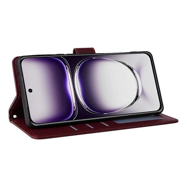 Til Oppo Reno12 Pro 5G (Global) Etui Wallet Stand View PU Læder Telefon Cover Multicolor Style D