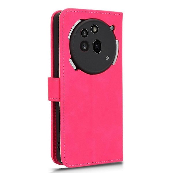 Læderetui til Nothing Phone Pro, hudvenlig, anti-drop, pung, flip-cover Multicolor Rose