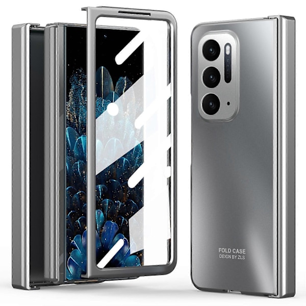 Kova PC-puhelinkotelo Oppo Find N:lle, iskunkestävä suojakuori näytönsuojakalvolla Multicolor Style F