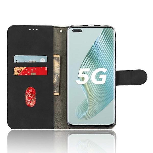 Honor Magic5 Pro Käännettävä Nahkainen Puhelinkotelo Jalustalla Lompakko Ihoystävällinen Matkapuhelimen Suojus Multicolor Style A