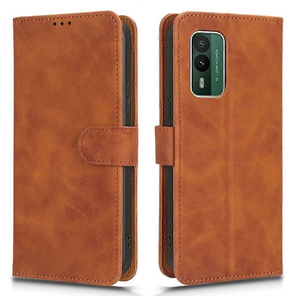 Til Nokia XR21 Anti-drop PU Læder Wallet Case Hud-berørings Telefon Cover med Støttefod Multicolor Style E