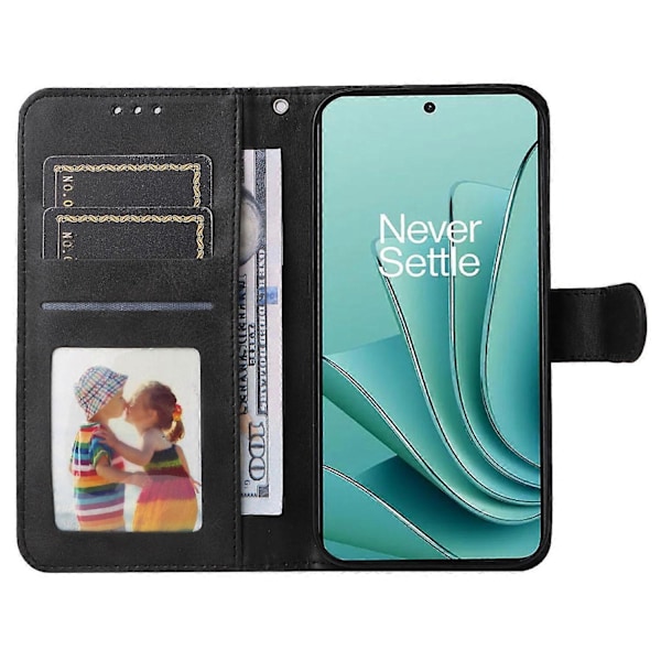 OnePlus Nord 3 5G/Ace 2V Vasikannahkakuvioinen naarmuuntumaton puhelinkotelo Käännettävä lompakkokotelo jalustalla Multicolor Style A