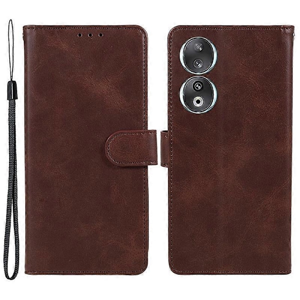 Honor 90 Vasikannahkakuvioinen nahkainen puhelinkotelo magneettilukolla, lompakkotelineellä ja putoamissuojalla Multicolor Style G