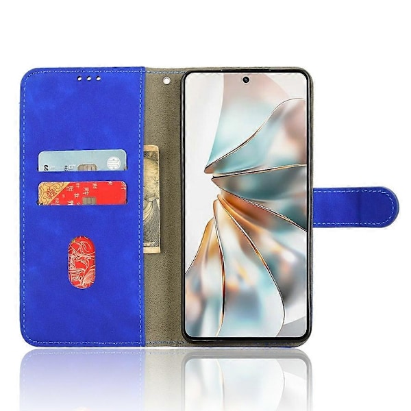 Læderetui til ZTE nubia Z60S Pro 5G, hudvenligt anti-drop wallet flip telefoncover Multicolor Style B