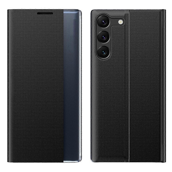 Skal till Samsung Galaxy S24 med Fönster PU Läder Flip Ställ Telefonskydd Multicolor Style A