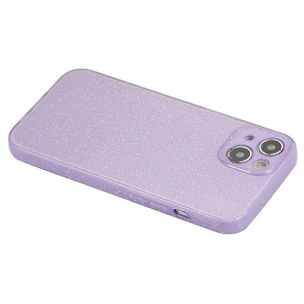 Glitter Pulver Blød TPU Anti-drop Jelly Telefon Cover til iPhone 13 6.1 tommer Multicolor Style F