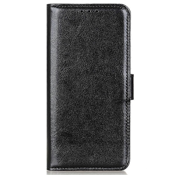 Motorola Moto G75 5G -kotelo Crazy Horse -kuvio PU-nahkainen puhelinjalustakotelo Multicolor Style B