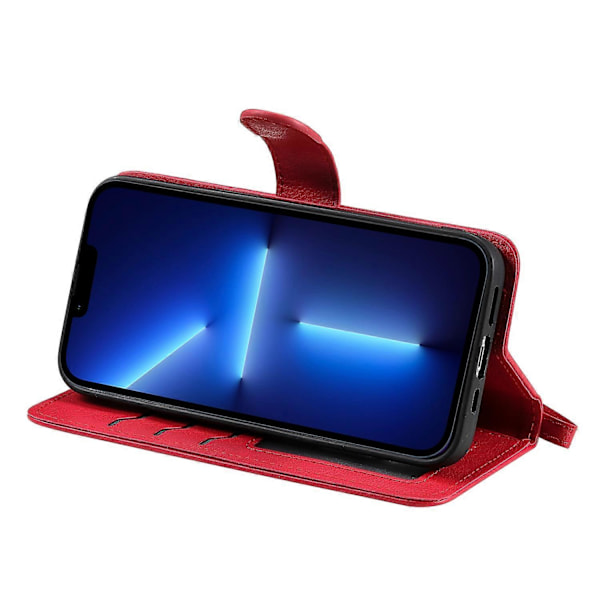 PU-lær + TPU Telefondeksel KT Leather Series-3 Avtakbar 2-i-1 Lommebokstativ Multicolor Style F